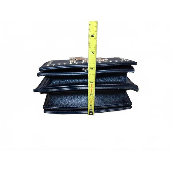 NEW YORK YANKEES Black Leather WALLET LADIES WRISTLET ORGANIZER CLUTCH W Straps - Picture 6 of 8